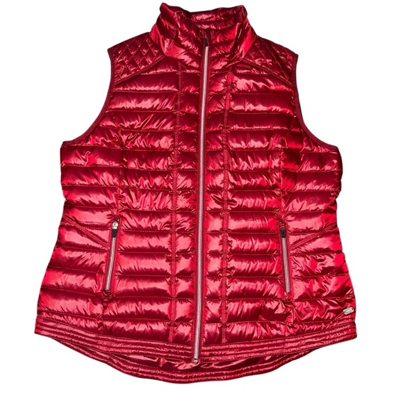 Tommy Hilfiger Jackets & Blazers - 🧥 Tommy Hilfiger Sport Quilted Puffer Vest – Women’s XL – Red